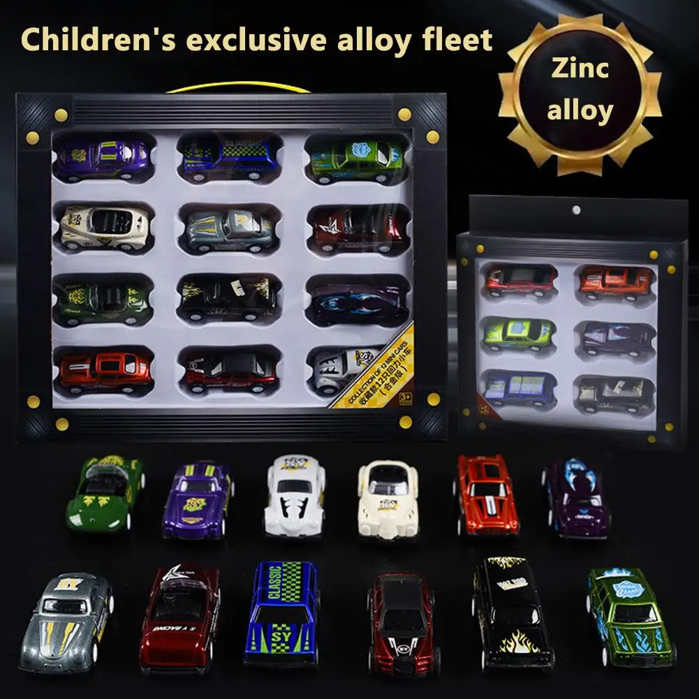 

1:64 Alloy Car Model Children Simulation Pull-back Racing Car Toys For Boys Birthday Gifts Collection