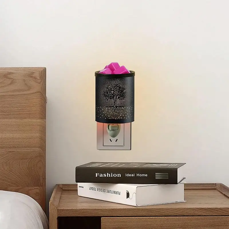 Wall Plug Wax Melter Electric Metal Light Fragrance Candle Warmer For Melting Scented Candle Oil Melting Diffuser For Living