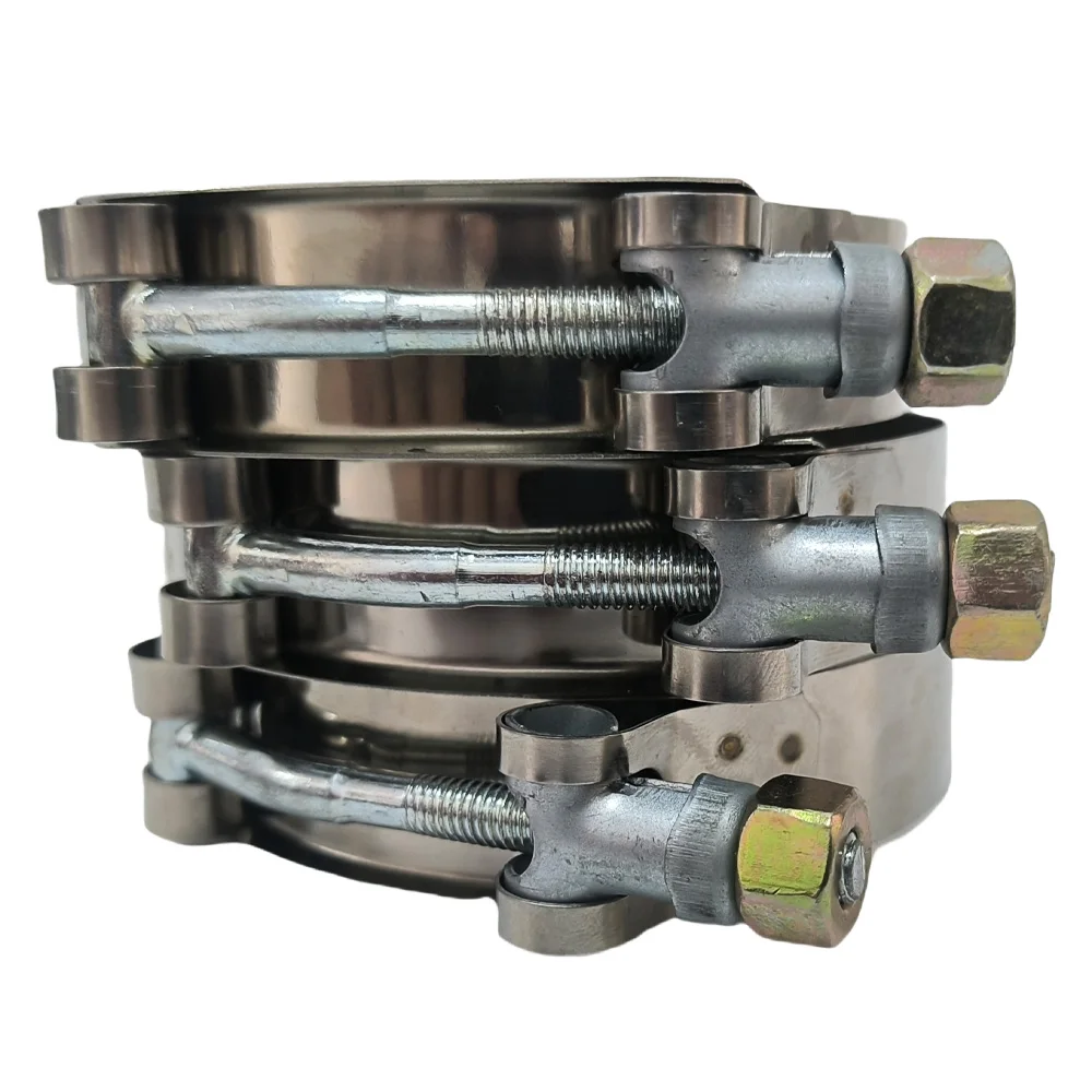 T-shaped multi-purpose stainless steel throat clamp, water, oil, gas pipe clamp, hose reinforced strong clamp