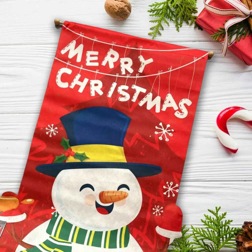 Decorazioni festive per striscioni pendenti con alce di Natale, pupazzo di neve e Babbo Natale - Oggetti di scena per la configurazione dell'atmosfera natalizia del centro commerciale, bar e KTV