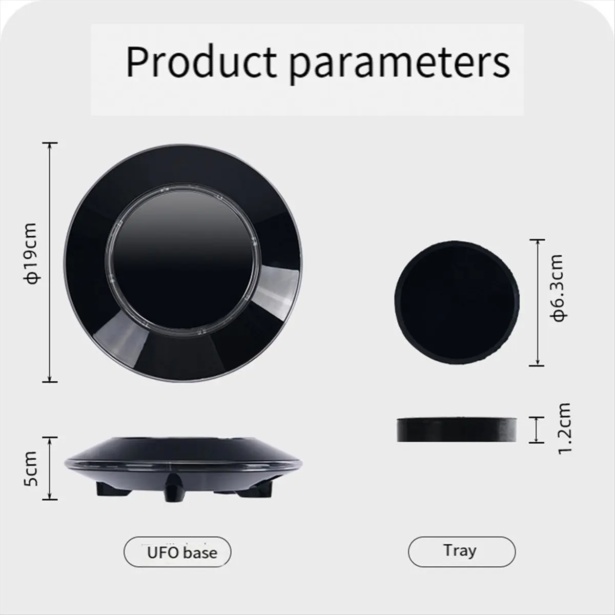 Magnetic Levitation Display Stand Universal Floating Tray for Advertising Ideal for Globes & More US Plug