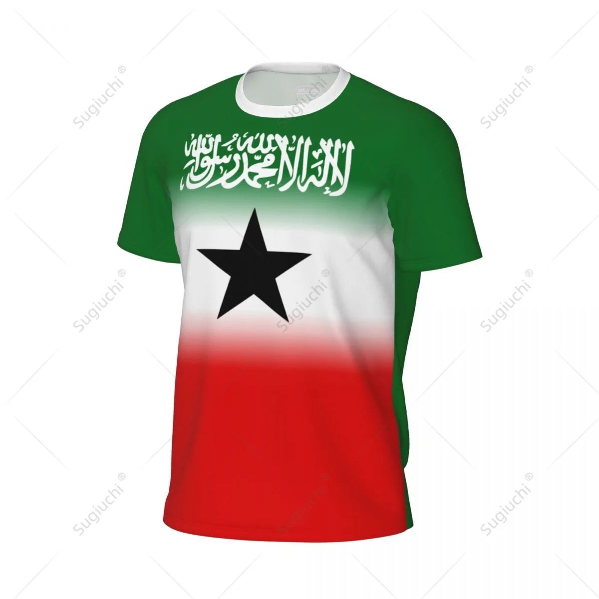 Sports Mesh T-shirt Somaliland Flag For Running Bike Soccer Tennis Football Fitness Tees 3D Printed Custom