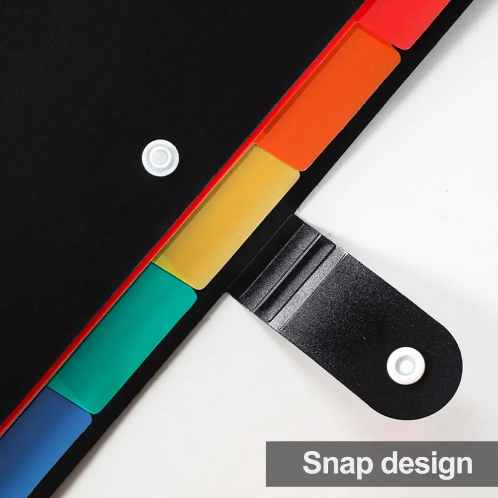 3Pcs Expanding File Folders Accordian Folder Reusable A4 Size Expanding File Folders Document Organizer for Office School Supply