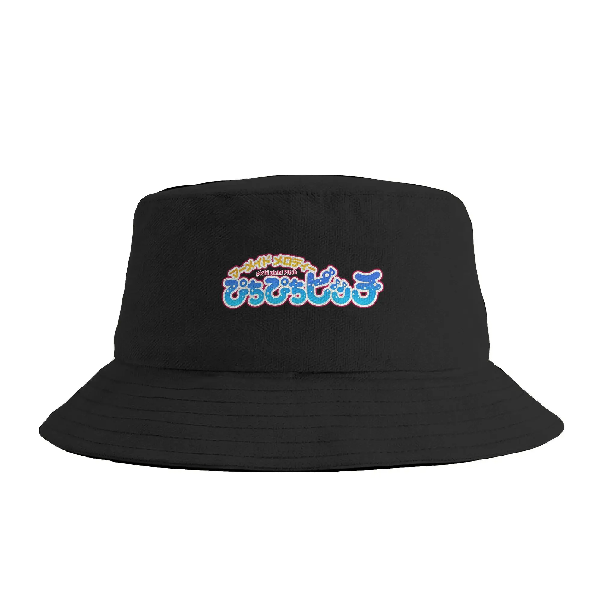 Mermaid Melody Pichi Pichi Pitch Anime Lover Bucket Hat  Outdoor Fisherman Caps For Couple Funny Vacation Sun Hats Pattern Cap