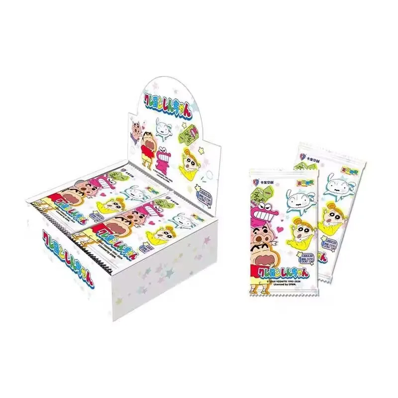 Vendita calda KABAO Original Anime Crayon Shin-chan Blind Bag Fun Time Collection Card simpatico regalo per la festa di compleanno dei bambini