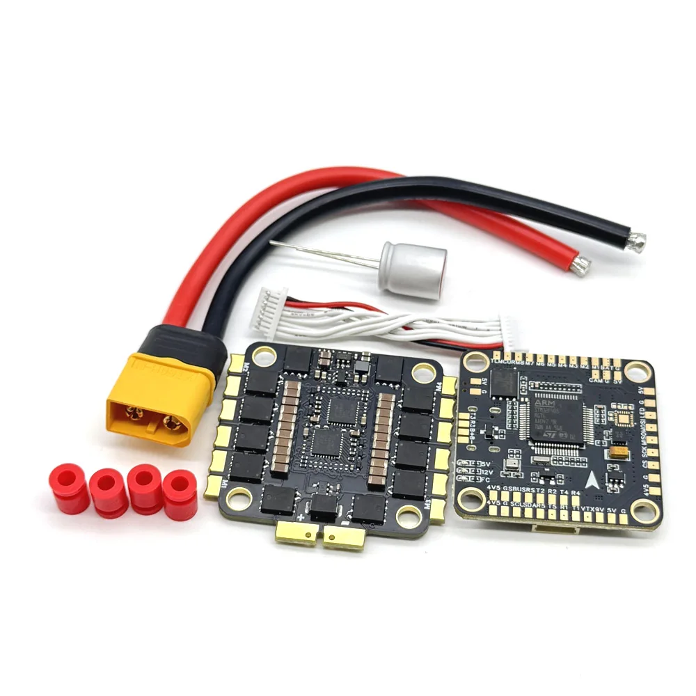 

1set 60A F405 4IN1 3-6S Brushless V3s 30*30mm For F405 / F7 / F722 / F4 Flight Control RC FPV Racing Drone Connector