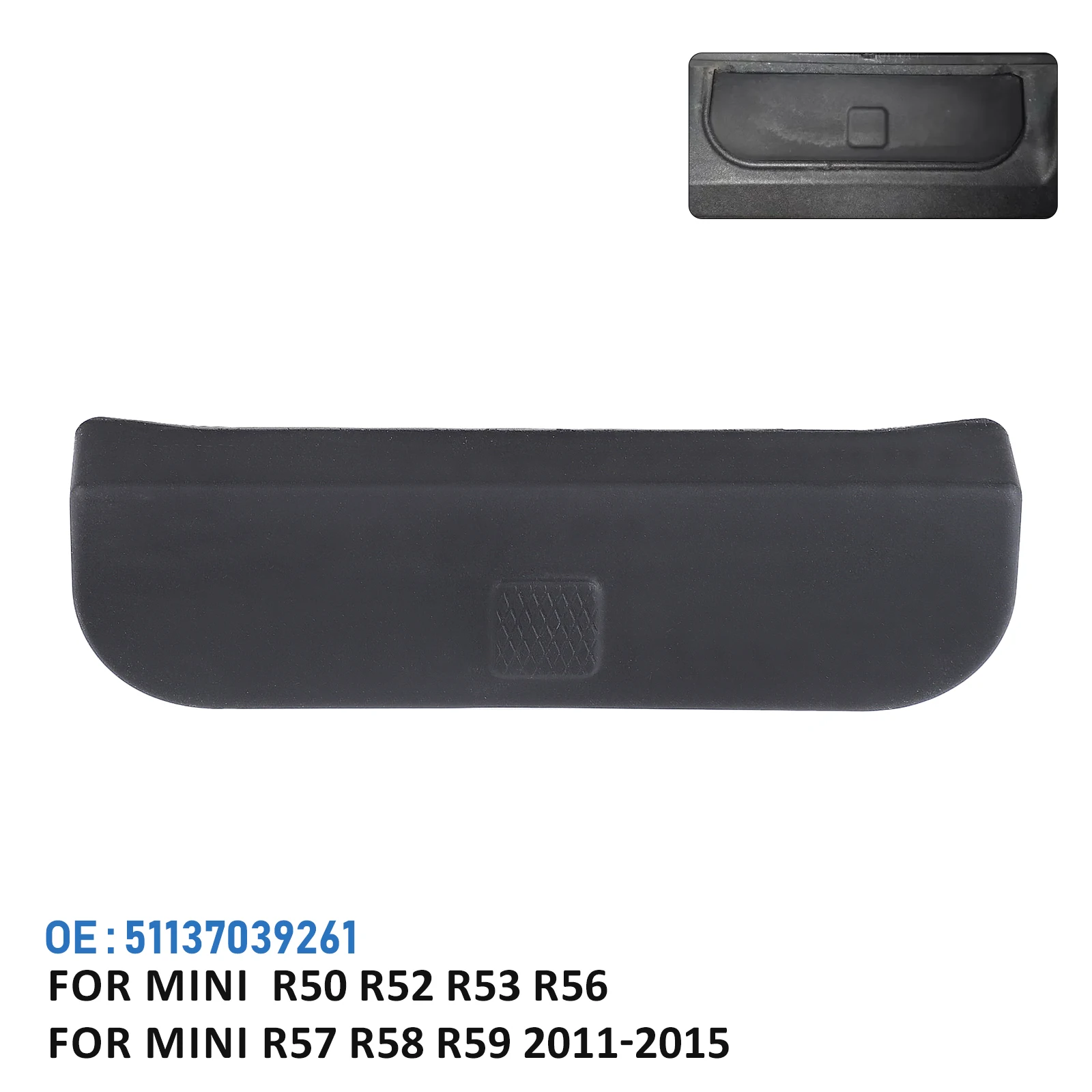 51137039261 51717039261 New Rear Trunk Switch Rubber Cover Lid Pad Handle For Mini Coupe R58 2011-2015 Mini Hatch R56 2006-2014