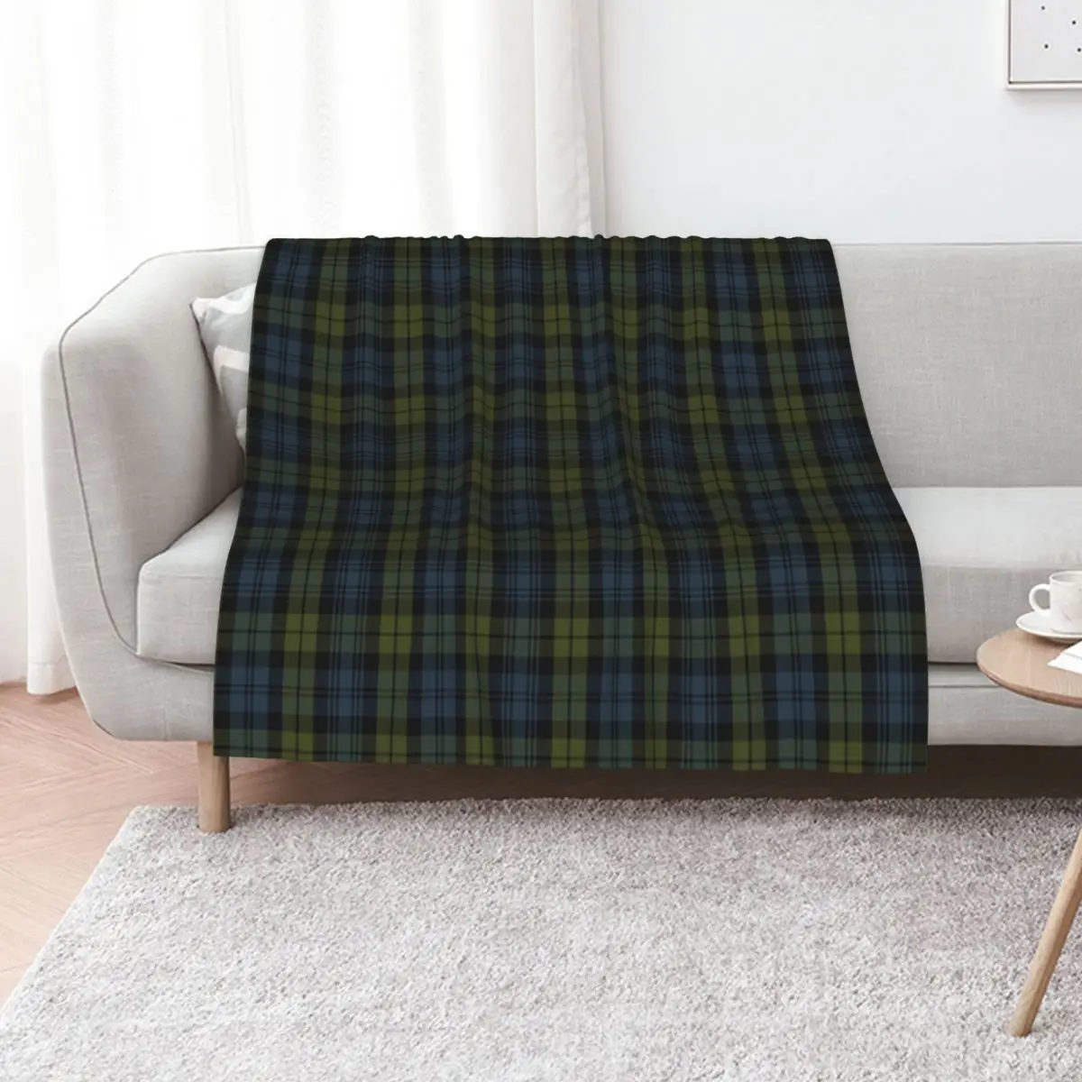 

Campbell Clan Tartan (High Res) Throw Blanket Travel Furrys Comforter Baby Blankets