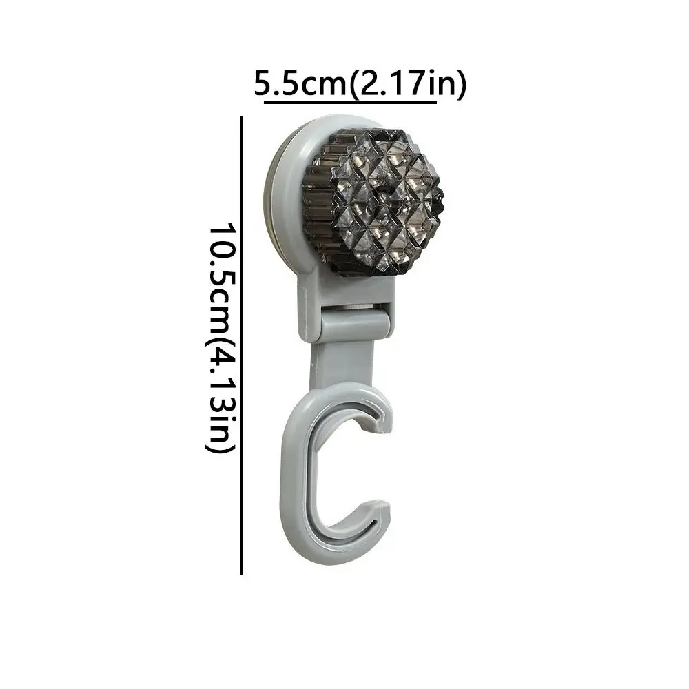 3 قطعة جدار معلق ممسحة هوك شماعات حامل قوي كوب شفاط المكنسة الكهربائية مكنسة كليب توفير المساحة ممسحة تخزين الرف تخزين الحمام #6