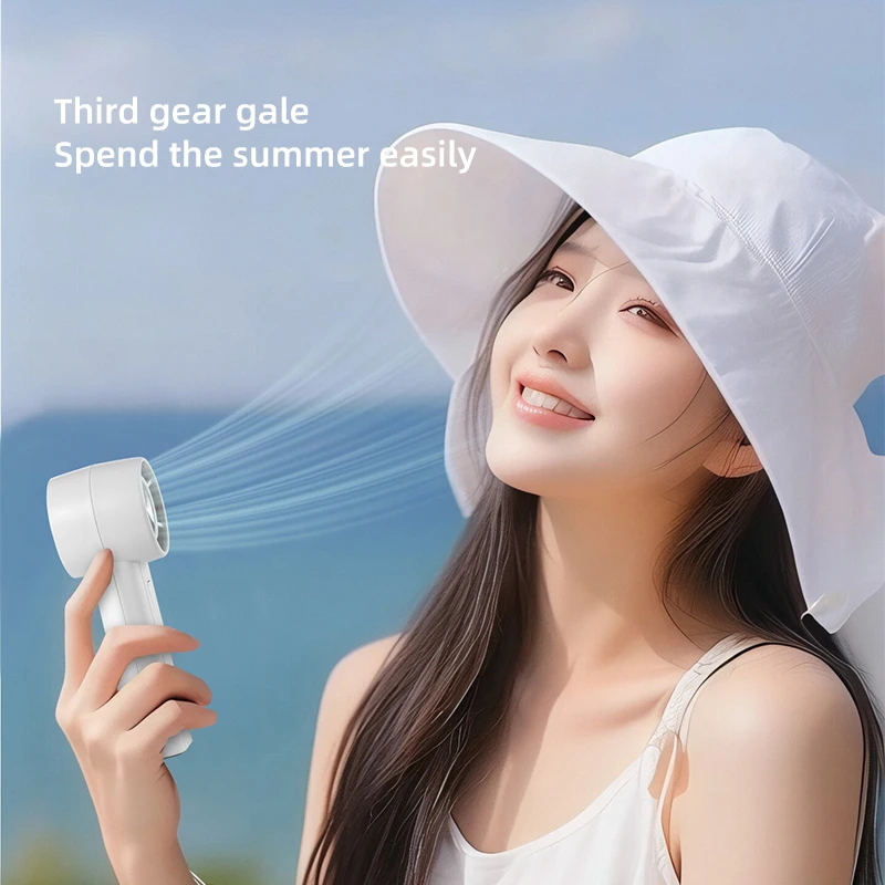 Portable Handheld Fan Hand-held 1800mAh Mini Home USB Charging Fan High Speed USB Charging Outdoor Camping Cooling Handheld Fan - Image 4