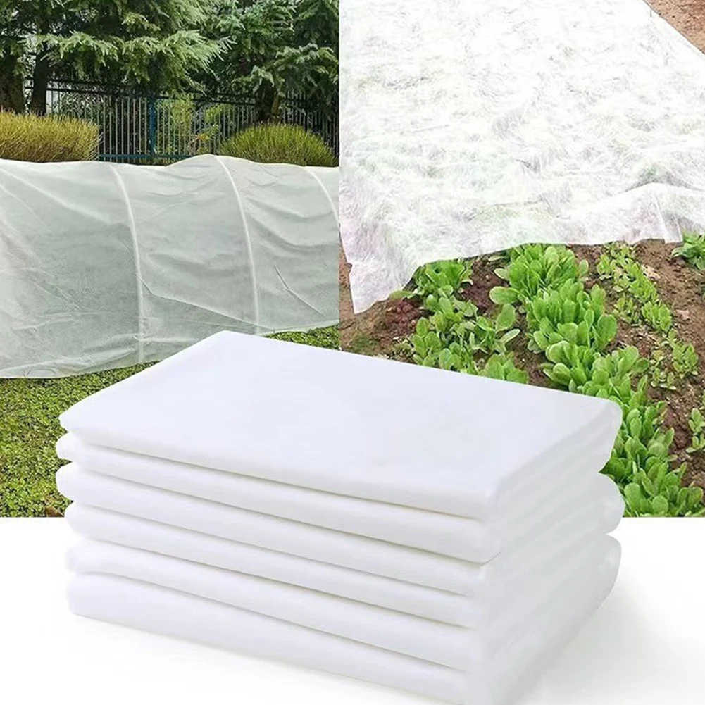 1pc Antifreeze Cover For Winter Plant Cover Garden Frost Blanket Outdoor Warm Non Woven Fabric Home Improvement Gardening Tools