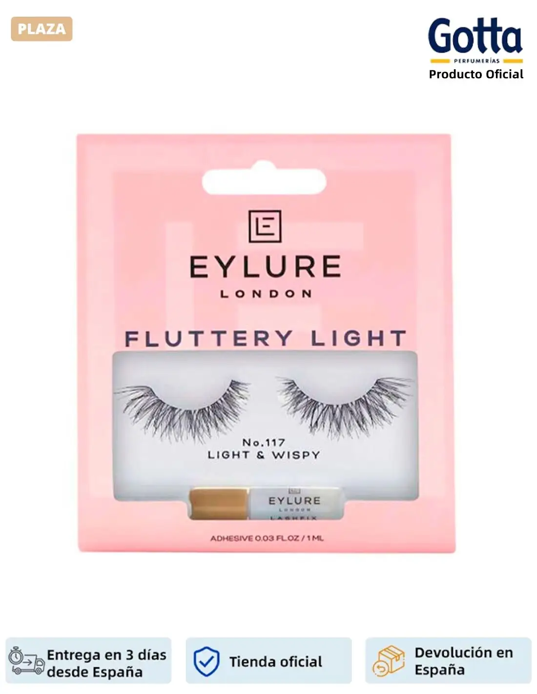 EYLURE - Lashes Fluttery Light 117-beauty and health, cosmetics, false eyelashes, false eyelashes-this elegant eyelash is perfect for giving personality to your look.