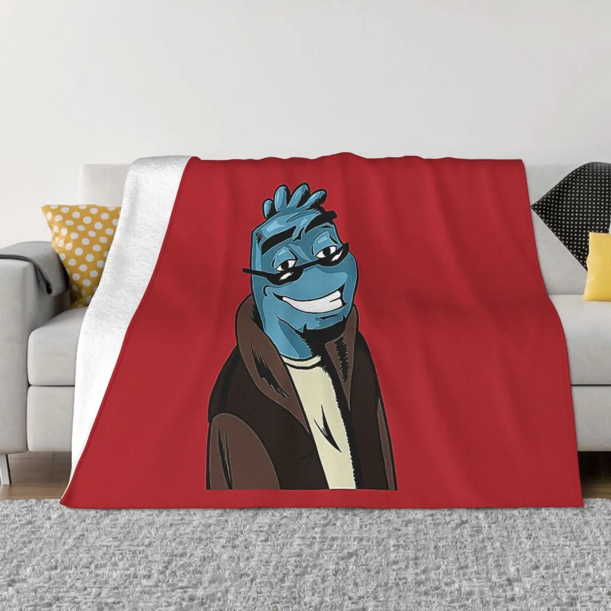 Osmosis Jones Throw Blanket Ultra-Soft Micro Fleece Blanket Black Flannel Blanket