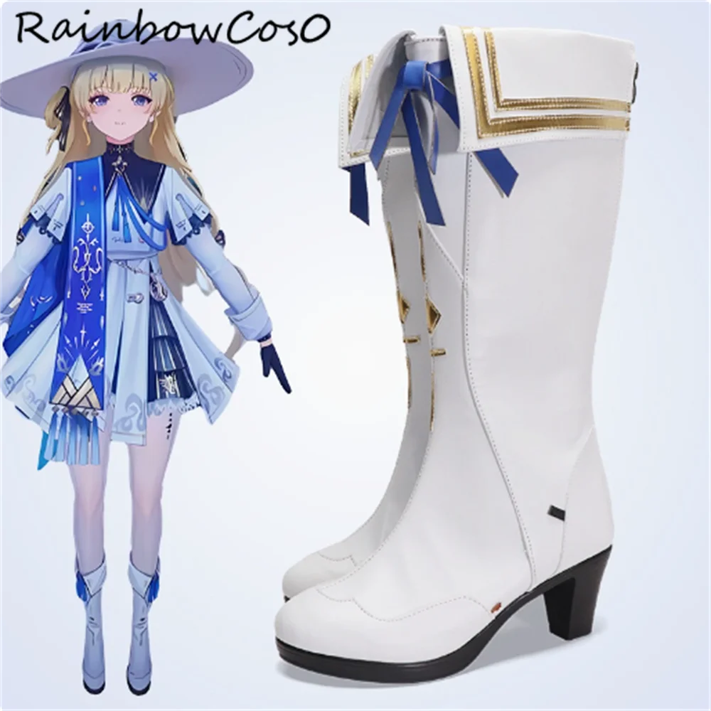 

Phoebe Wuthering Waves Cosplay Shoes Boots Game Anime Halloween RainbowCos0 W4509