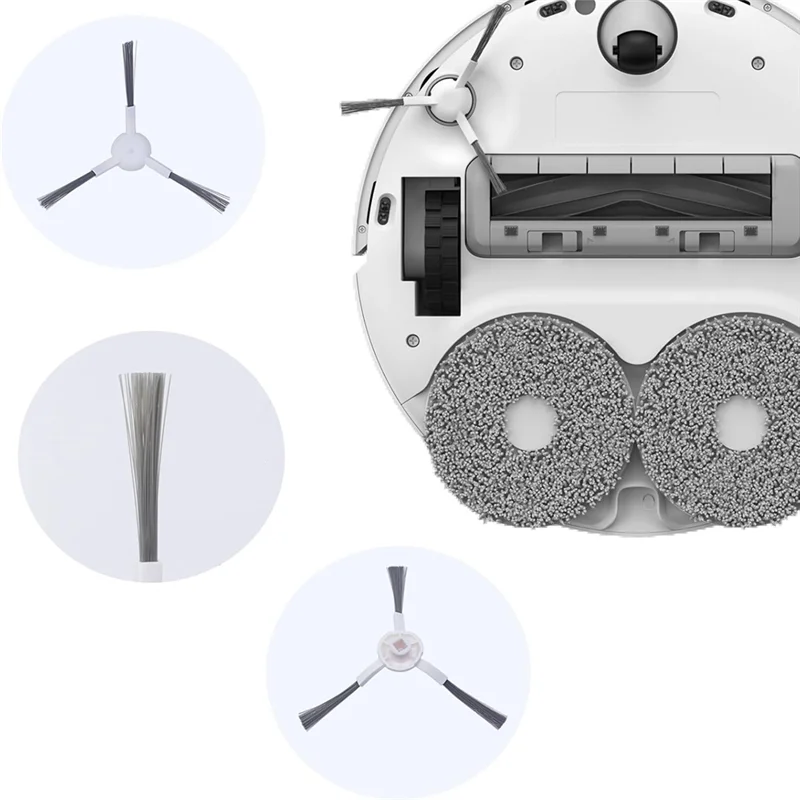 

KYCOR-For Dreame L10 Ultra L10s Ultra Main Side Brush Hepa Filter Mop Cloth Dust Bags Robot Vacuum Cleaner Parts