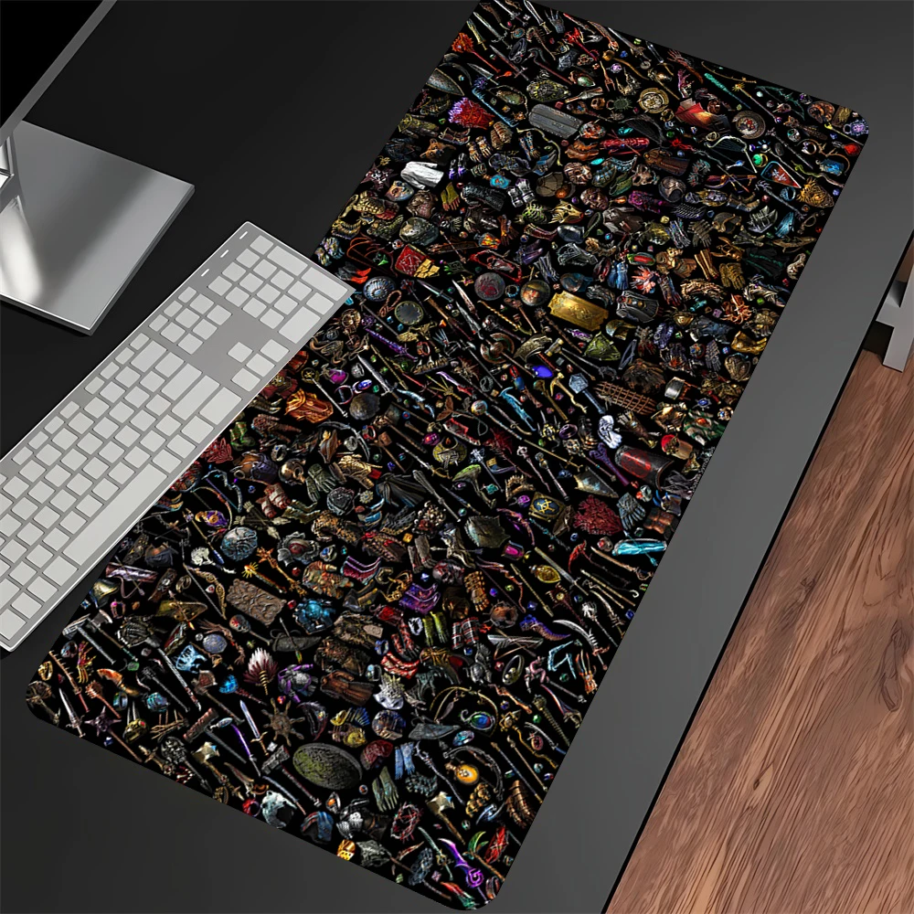 

Mouse Pad Pc Anti-slip Gaming Path of Exile Keyboard Desk Mat Pc Accessory Mousepad Mat Cabinet Mats Extended Table Office pad
