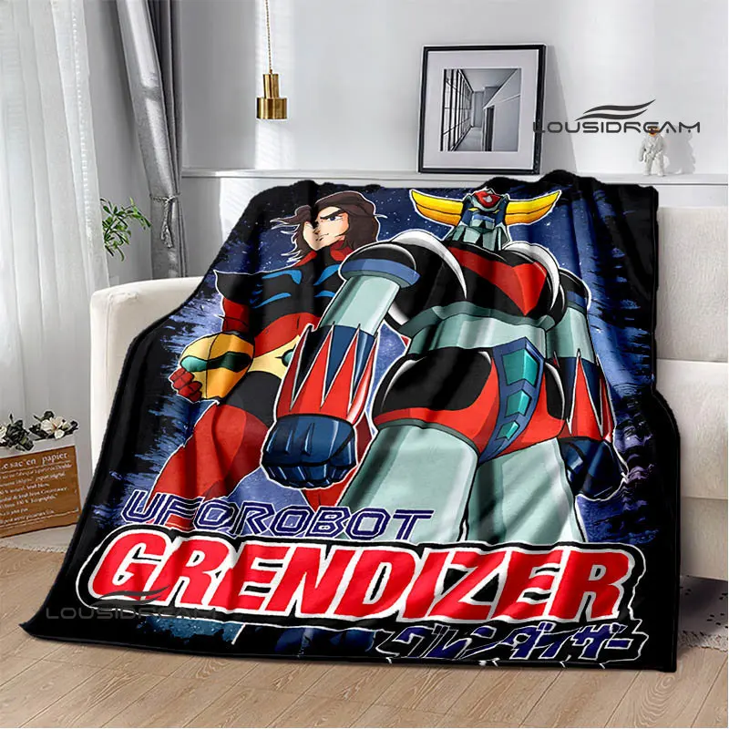 UFO ROBO GRENDIZER GOLDORAK printing blanket thin blanket anime blanket Picnic blanket birthday gift