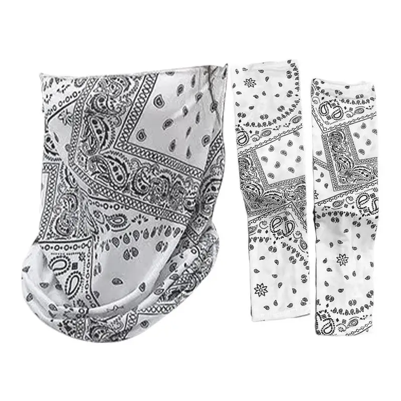 Neck Gaiter Bandana Summer Face Neck Bandana With Sun Protection Motorcycle Bicycle Riding UVA UVB Resistant Face Bandana For