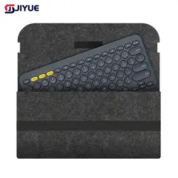 Keyboard Storage Bag For K380 Wireless Keyboard Keypad Waterproof Dustproof Soft Wool Felt Sleeve For K380 K480 Dropshipping