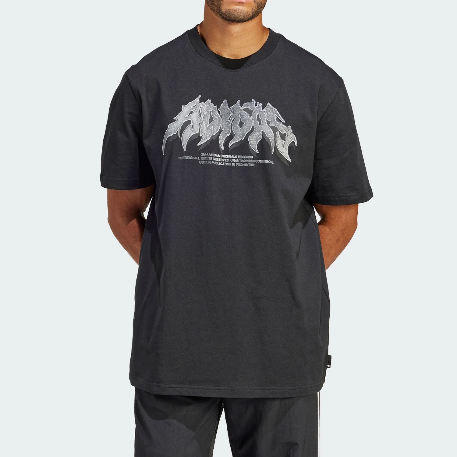 

Adidas Authentic FLAMES CONC T Men's Round Neck Print T-Shirt IS0204
