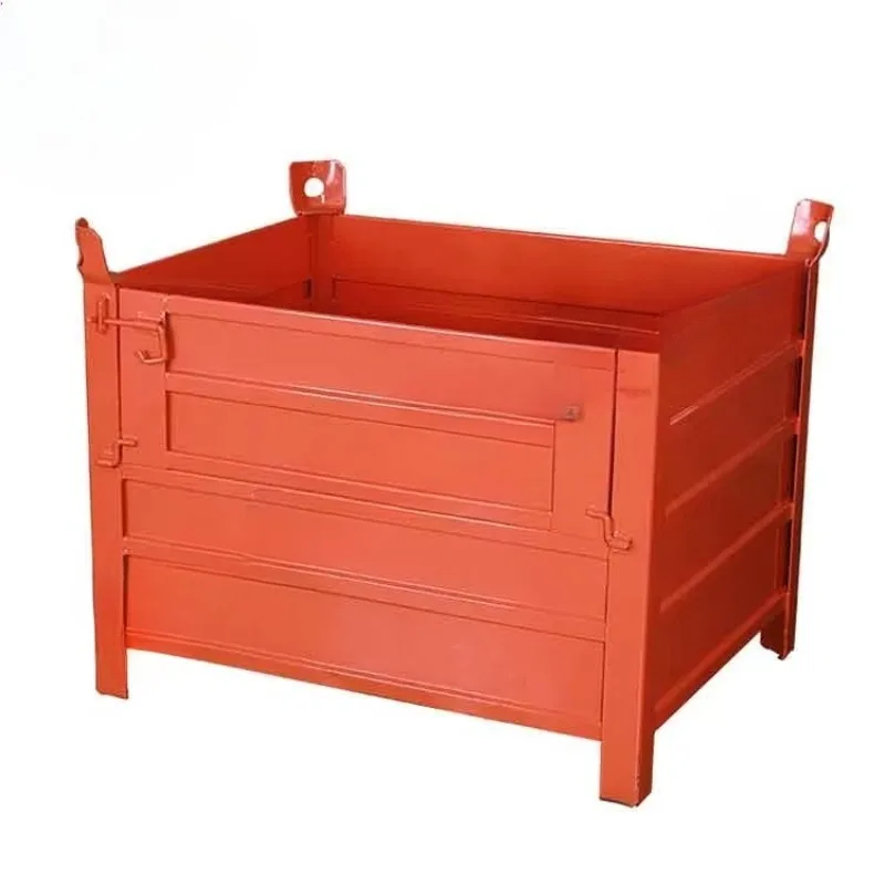 Material handling and transportation, warehousing racks, stationary container cages, metal auto parts turnover boxes view 2