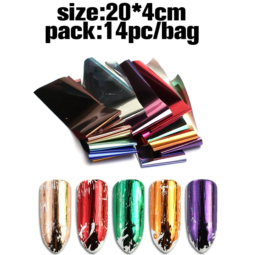 ملصقات الأظافر المجسمة ، 14 * ، ورق نقل مجسم ، مجموعة تزيين الأظافر ، فن الأظافر #3
