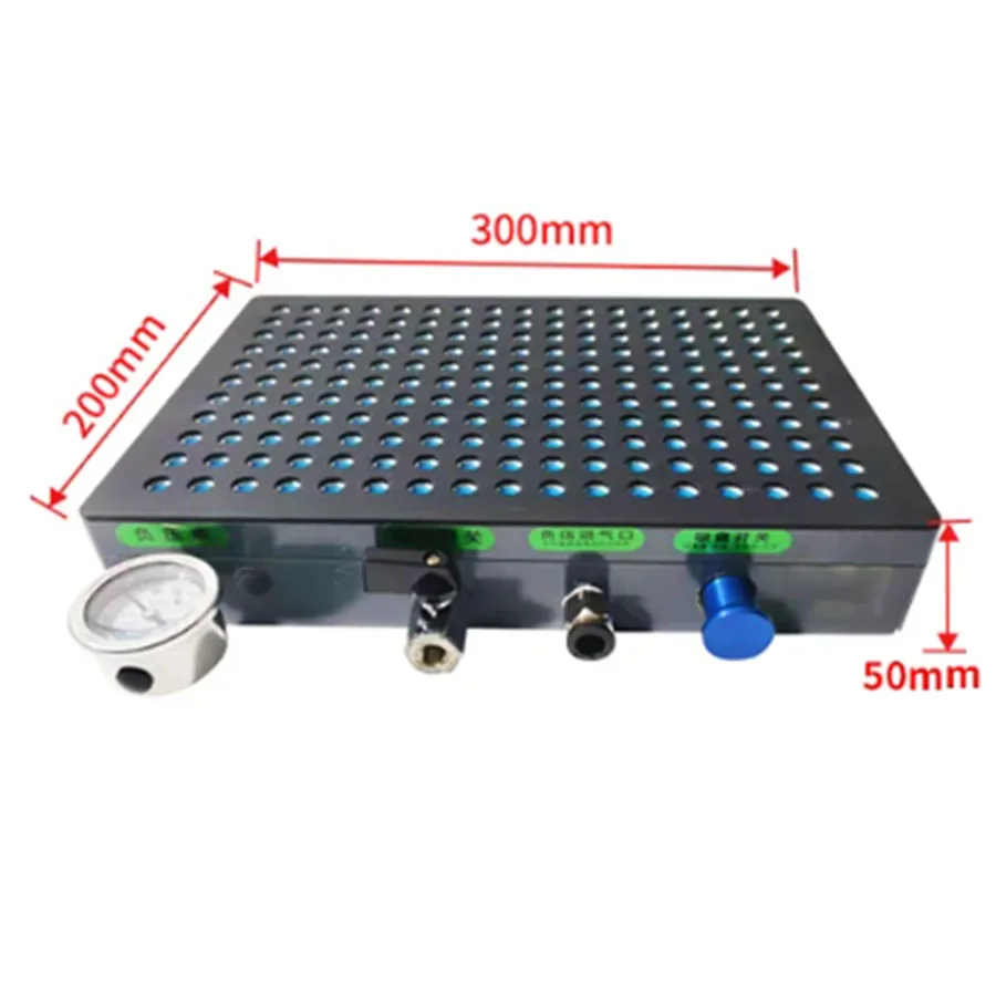 Porous vacuum suction cup industrial CNC no sealing strip strong multi-point aluminum copper machining center suction cup fixtur