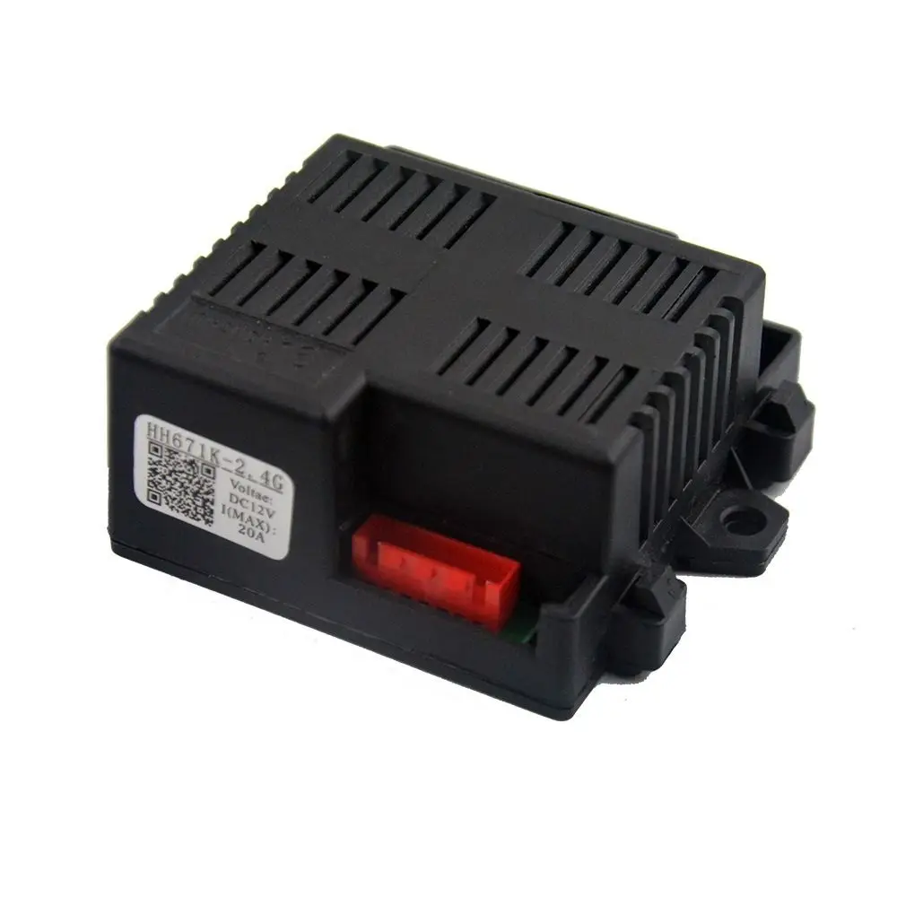 Diy modelo transmissor crianças carro HH671K-2.4G controle remoto veículo elétrico dc 12v receptor peças acessórios