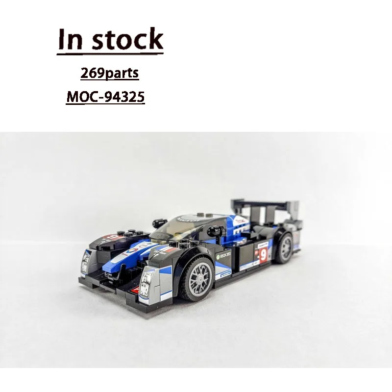 

MOC-94325 New Classic Iconic City Sports Car Racing Building Block Model, 269 Parts, Boys' Children's Birthday Toy Gift