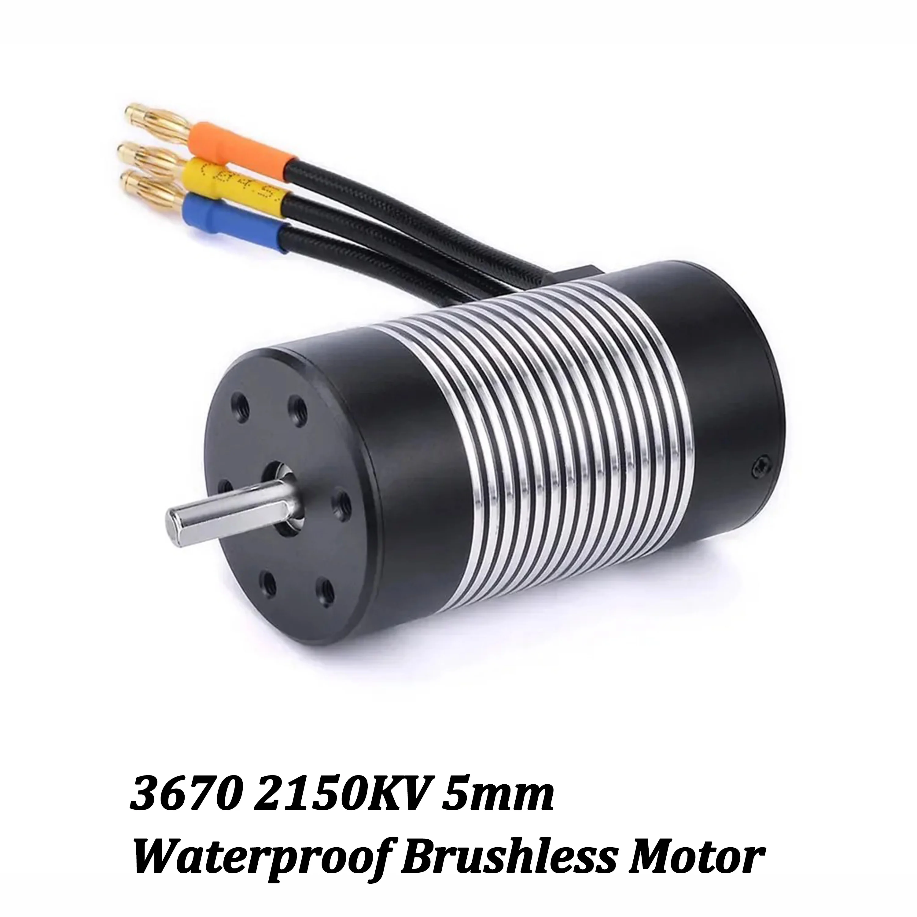 Overtref Hobby Rocket 3670 Waterdichte Borstelloze Motor 1900KV 2150KV 2650KV 3050KV 5mm voor 1/10 RC Auto Racing Truck Model WLtoy