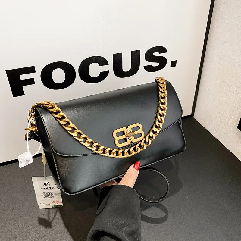 

2025 Popular Women's Bag - New Small Square, Explosion Fashion Chain Underarm/Messenger