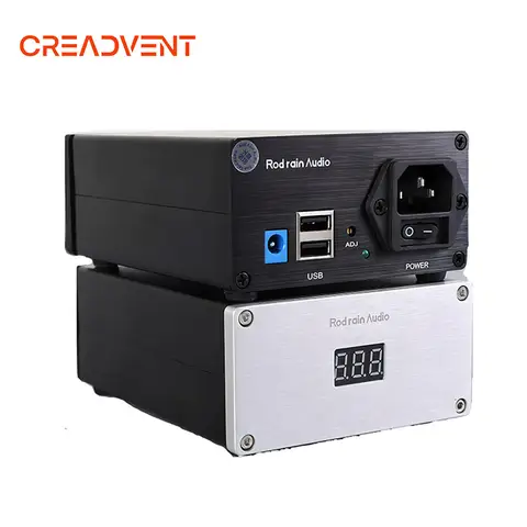 Creadvent 25W Dual Usb 5V Linear Power Supply Talema/YHDC Low Noise for DAC Audio Amplifier LPS Hifi
