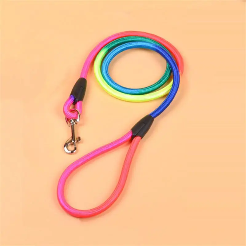 Dog Leash Durable Good For Walking And Training Easy To Operate Convenient Stylish Design Fashionable Nylon Belt Training Leash