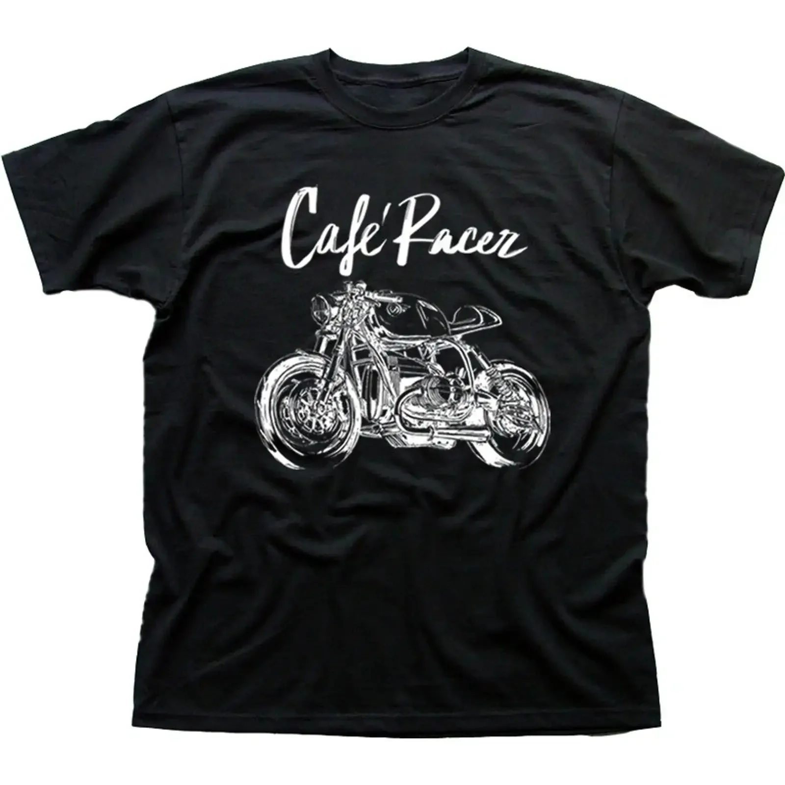 Boxer Airhead Cafe Racer RT1200 R80 Motorcycle Black T Shirt OZ9169 vintage Washed Unisex Versatile Casual Slightly Breathable