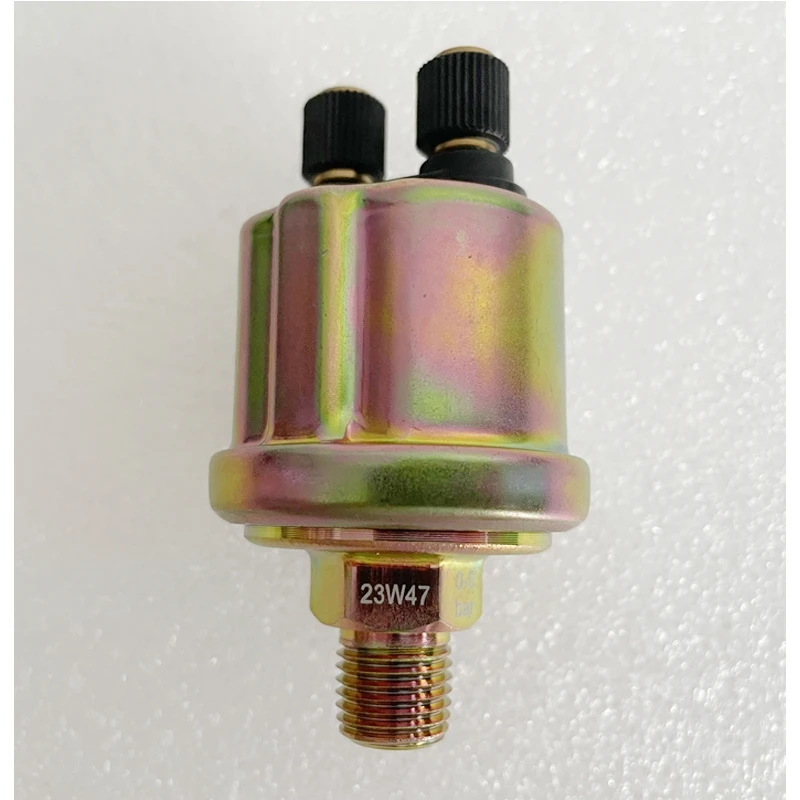 KUS Oil Pressure Sensors 10-184ohm Signal Senders NPT1/8 M10x1 NPT1/4 Thread Sending Unit 0-5bar 0-10bar Show 0.8/1.4Bar Alarm