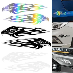 Pegatina reflectante de águila para motocicleta, pegatinas impermeables de protección solar, accesorios de decoración para coche, 1 unidad