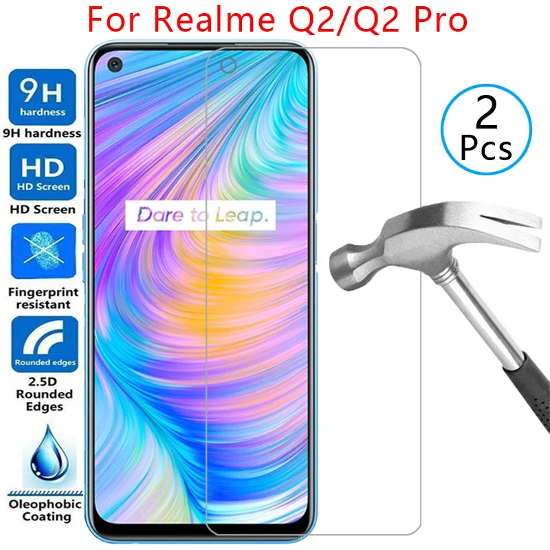 Чехол из закаленного стекла для телефона realme q2 pro, чехол для realmi q 2 2q q2pro realmeq2, чехол для телефона reame relme ralme realmy real me mi