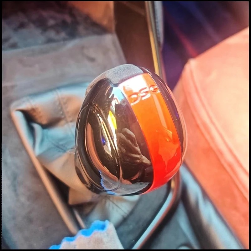 

Car Styling For VW Golf 6 7 7.5 GTI Passat B7 B8 CC R20 Jetta MK6 6 Tiguan MK2 AT Gear Shift Knob Cover Cap Auto Accessories