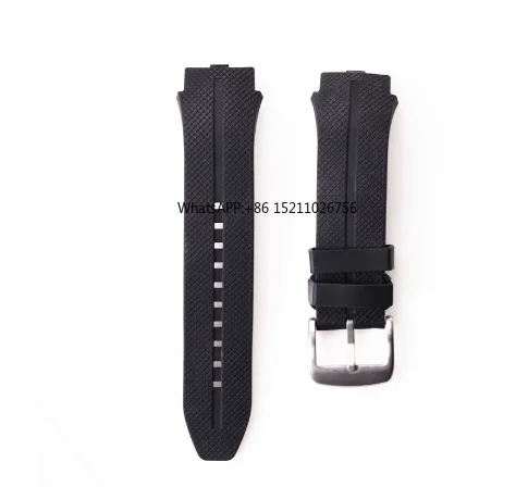 Silicone Strap Wristband Bracelet Plastic Rubber Straps  Strap Wristband for LG Urbane 2 LTE w200  in Black White