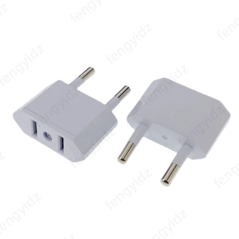 American China To EU Europe Travel Power Adapter 2 pin US To EU Plug Adapter