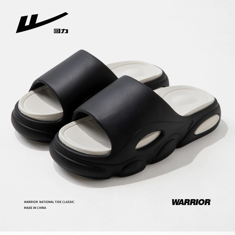 Warrior Slippers For Men Beach Sandals Non-slip Comfortable Summer Cloud Slippers Thick Sole Y2K Shoes Pillow Slides 2023