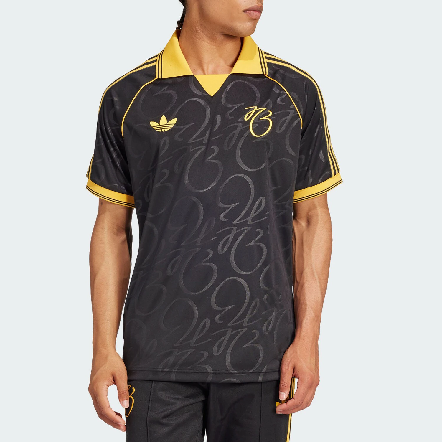 

Adidas Official Authentic Originals Мужской свободный дышащий футбольный воротник с коротким рукавом IM7918
