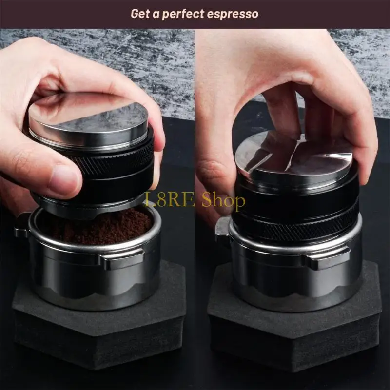 L8RE REDEARELER DREENSE DREENAL 53/58-мм дистрибьютор кофе из нержавеющей стали Espresso Farper Double Coffee Tool