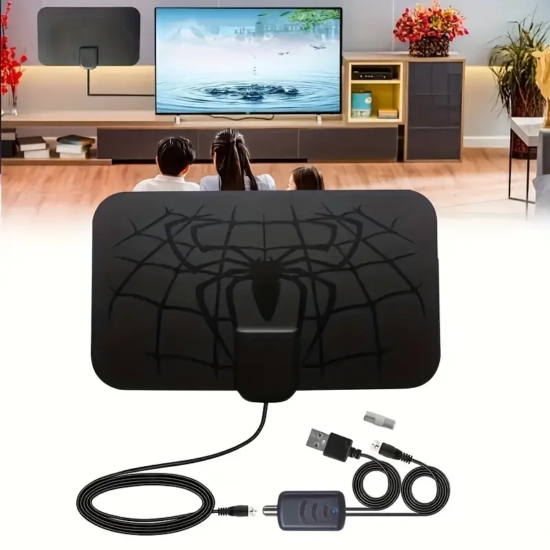 

Регулируемый усилитель цифрового ТВ-сигнала 25 дБ — усиление диапазона 3000 мили для использования в помещении, в автомобилях, лодках и кемперов (активный усилитель)