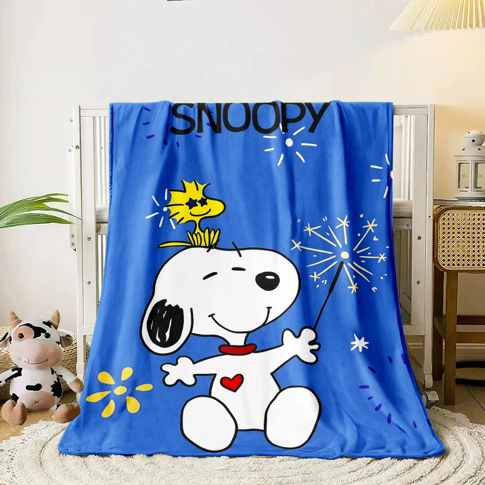 Snoopy Blanket Seasonal blankets Used for sofas, beds, living rooms, travel picnics, blankets, gifts, thin blankets