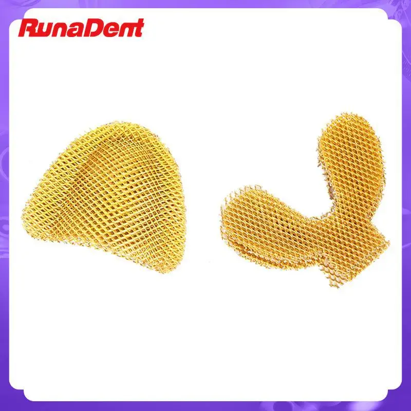 20 Pcs/pack Upper and Lower Palatal Metal Reinforcement Mesh for Acrylic Partial Full Denture Palatal Retention