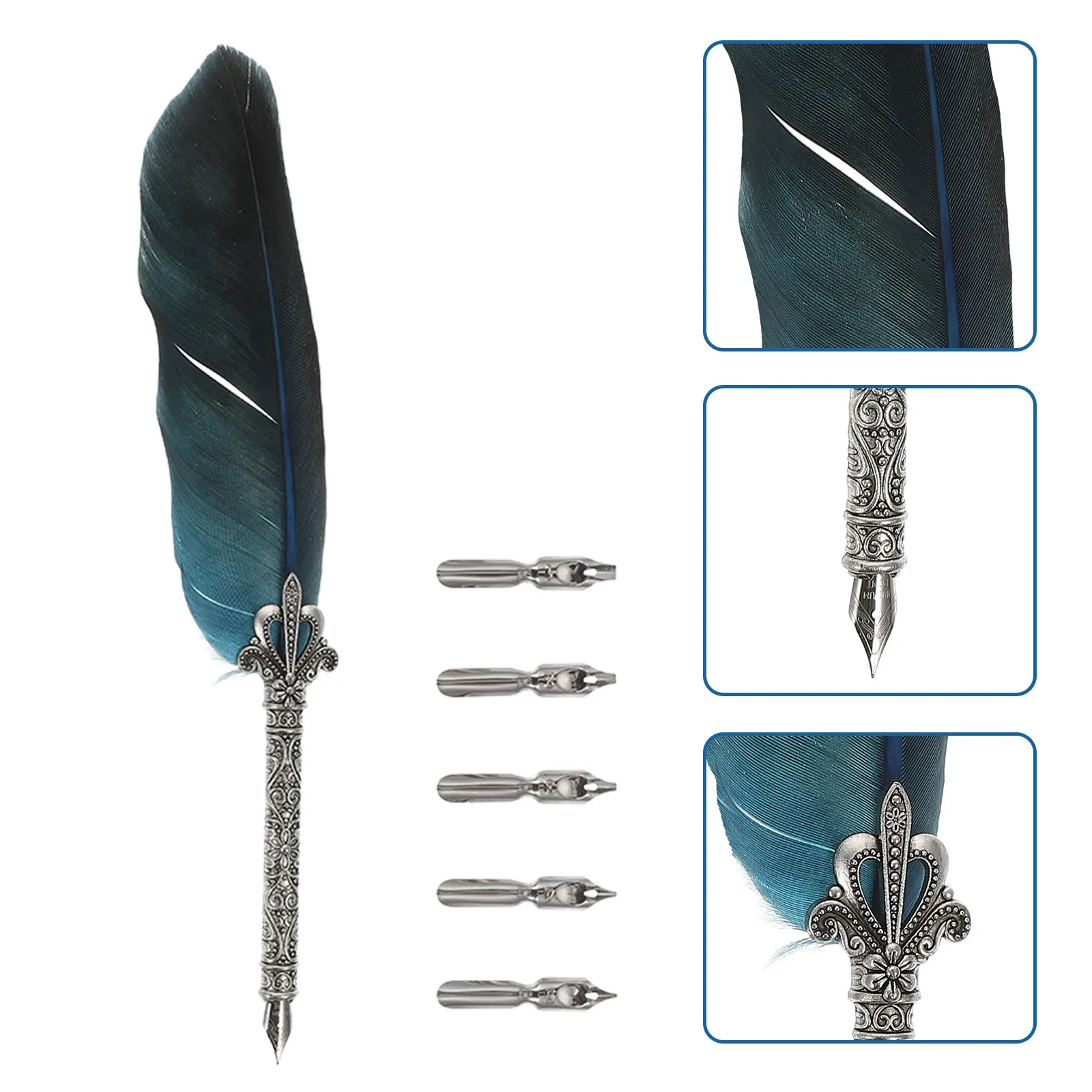 

Набор для каллиграфии с перьевой ручкой (1 шт.) – для рисования, письма, для студентов, в подарок на день рождения, деловой подарок