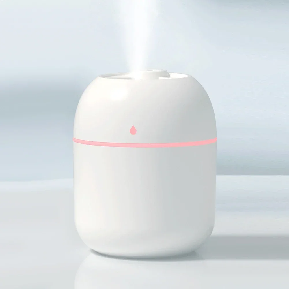 7 Colors Light Home Fragrances USB Humidifier 220ml Cool Mist Lovely Oil Diffuser Power-off Protection Romantic