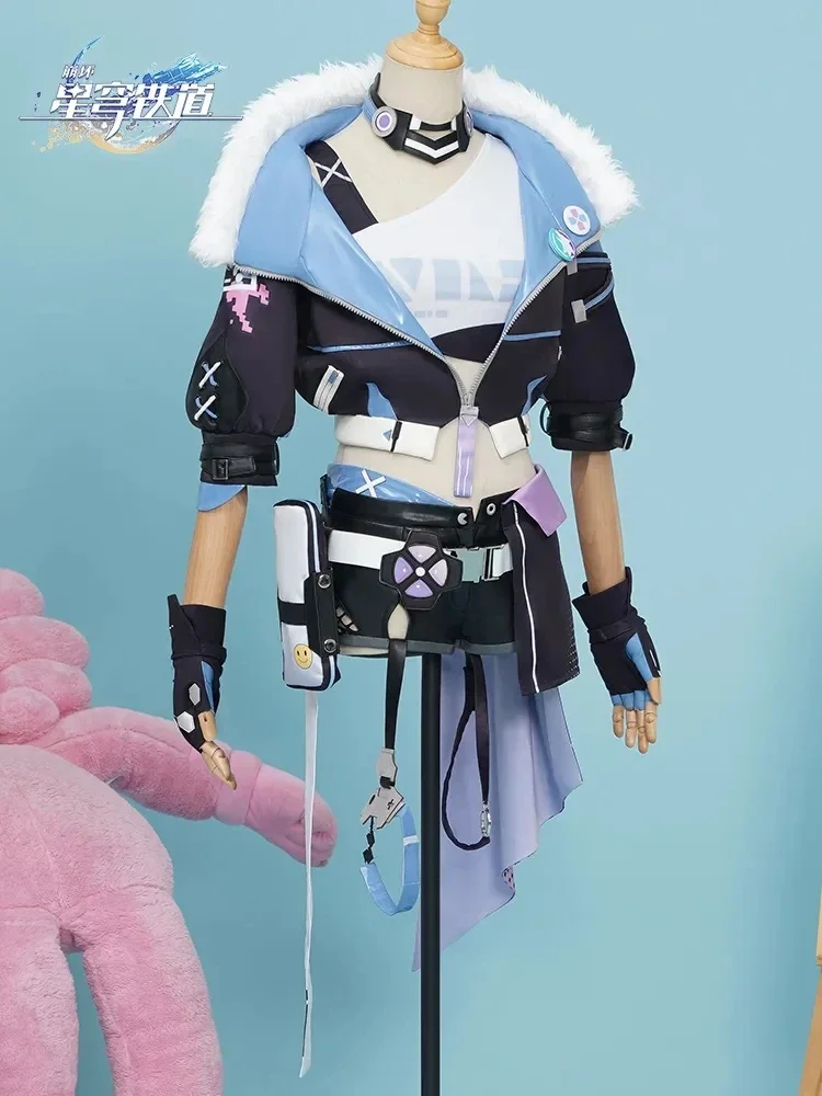 Gra Honkai: Star Rai Cosplay buty gra srebrny wilk przebranie na karnawał Anime jednolite Halloween karnawał odgrywanie ról strój peruka buty