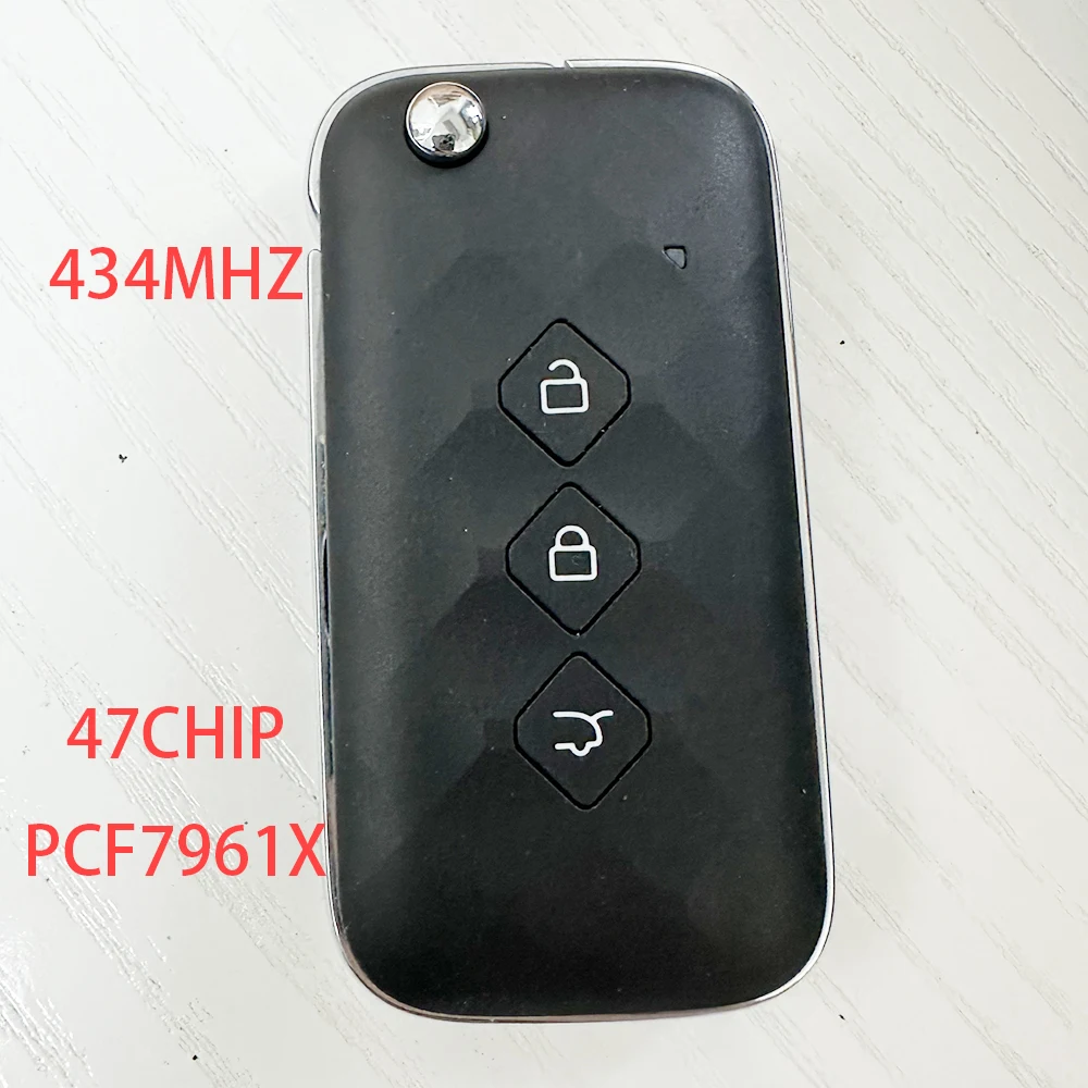Clé de télécommande originale 434MHZ pour Chevrolet Aveo Captiva 2024 avec 47 puces